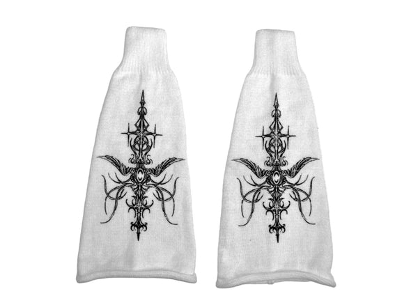 Saints & Sinners Cybersigilism Legwarmers - White