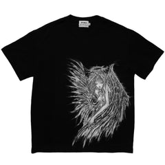 Black Midnight Wings Tee