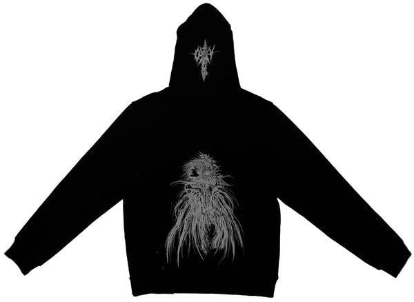 Black Fallen Angel Zip Hoodie (INCOMING STOCK)