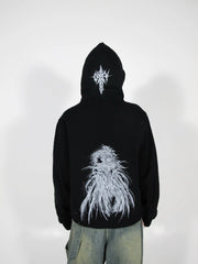 Black Fallen Angel Hoodie (INCOMING STOCK)